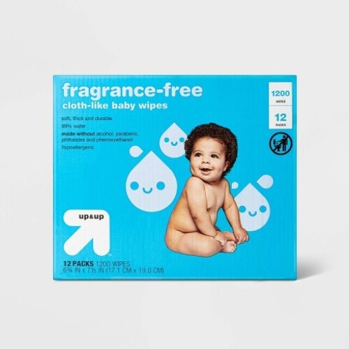 Fragrance-Free Baby Wipes - Lot 407