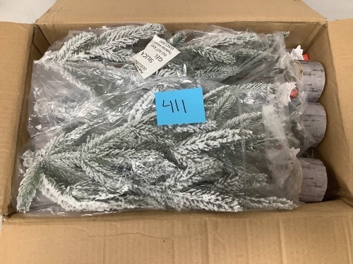 Case of (16) Mini Christmas Trees - Lot 411