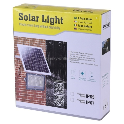 400W SMD 365 LEDs Solar Powered TIming LED Flood Light with Remote Control - Lot 497