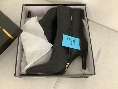 IDIFU Women's Sexy Ankle Boot with High Heel Bootie Pointed Toe Stiletto Shoe for Women Dance Business Date Wedding - Lot 499