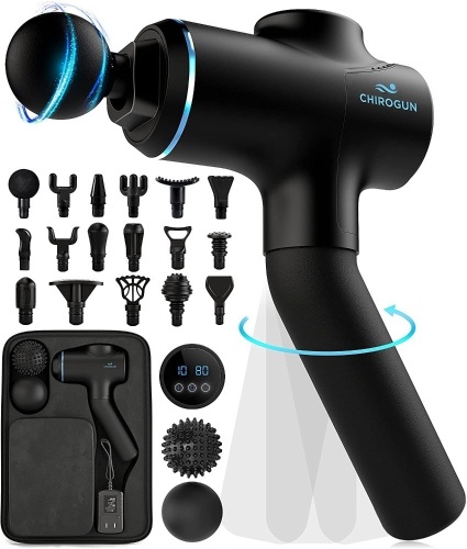 Chirogun Deep Tissue Percussion Muscle Massager Gun - Lot 532