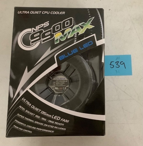 CNPS 9900 Max CPU Cooler w/ Blue LED - Lot 539
