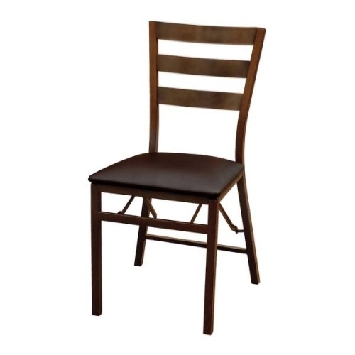 POG Wooden Ladder Back Folding Chair - Lot 577
