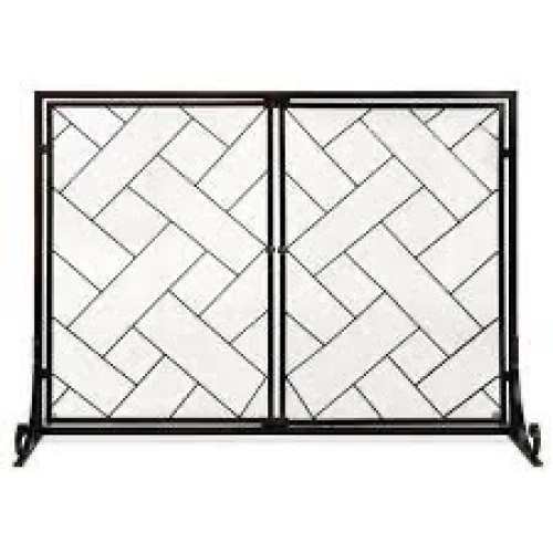 Fireplace Screen Door - Lot 569