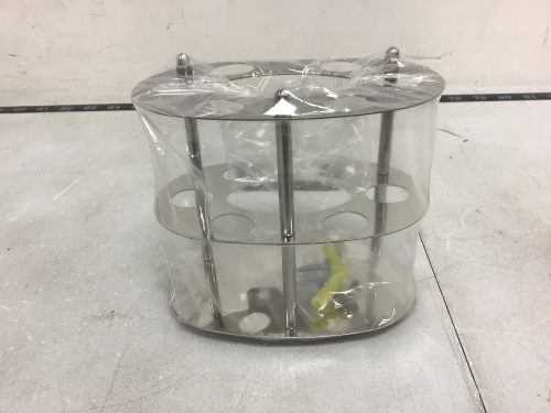 Stainless Steel Toothbrush Holder, Appears New