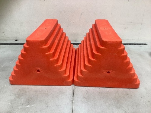 2pcs Heavy Duty Wheel Chocks, E-Commerce Return