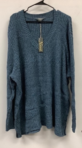 Women's Natural Reflections Sweater, 3X, Appears New