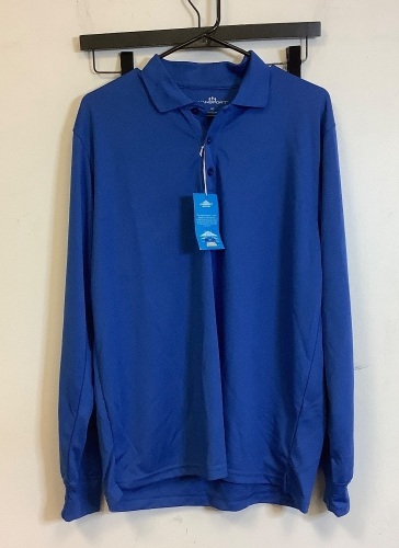 Vansport Mens Long Sleeve Polo, M, New