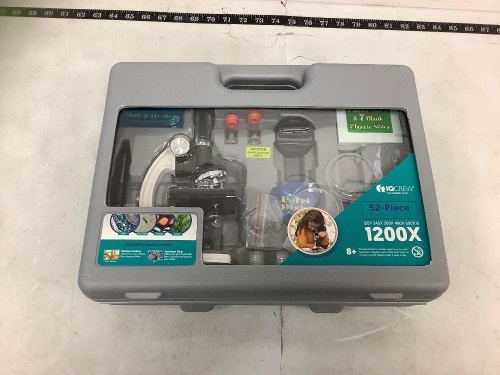 52-Piece Microscope Kit with Accessory Set & Case, E-Commerce Return
