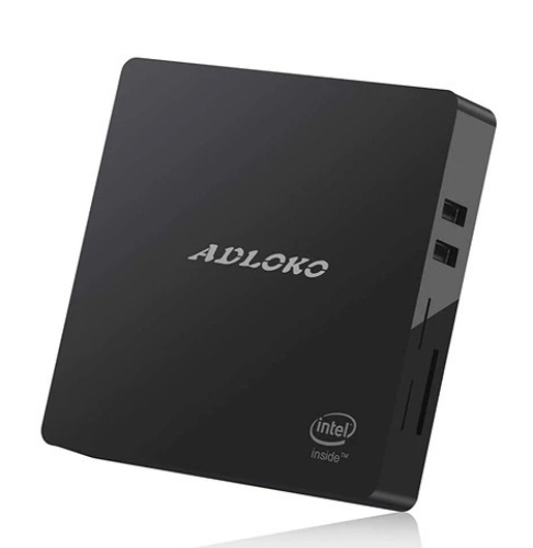 ADLOKO Z83-Pro Mini Fanless PC, Powers Up, Appears New