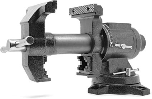 WEN MPV502 5-Inch Heavy-Duty Cast Iron Multi-Purpose Bench Vise with 360-Degree Swivel Base, Unknown if Complete.  - Lot 106