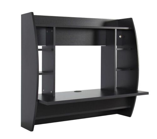 Wall Mounted Floating Desk with Storage - Lot 271