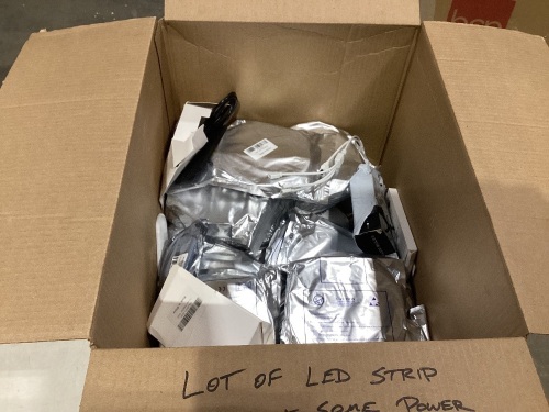 Lot of LED Strip Lights and Power Supplies - Lot 674