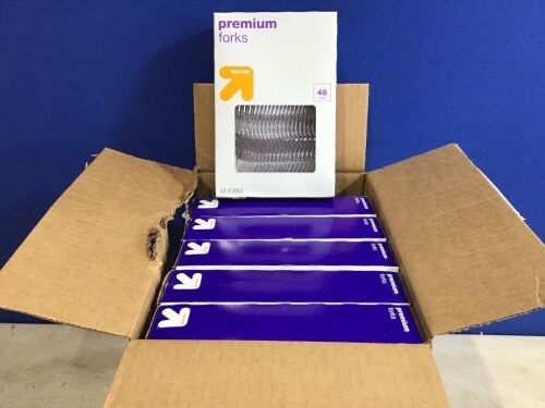 Case of (12) Premium Plastic Forks - 48ct - Lot 792
