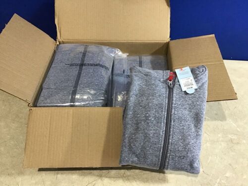 Case of (6) Boys' Fleece Zip-Up Hoodie, Husky L - Lot 793