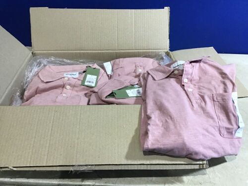 Case of (12) Goodfellow & Co Men's Short Sleeve Polo Shirt, Large - Lot 833