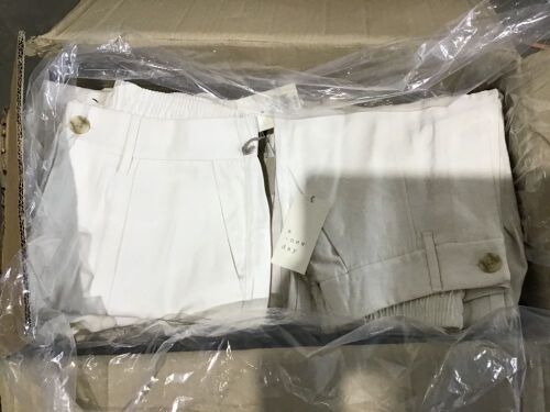 Case of (18) Women's High-Rise Slim Straight Leg Pintuck Ankle Pants, Multiple Sizes  - Lot 963