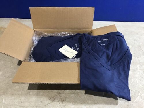 Case of (6) Women's Short Sleeve V-Neck T-Shirt, XL - Lot 1116