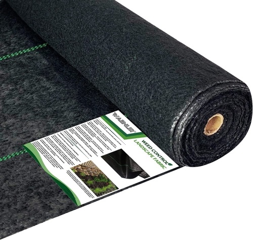 5.8oz 20 Year Heavy Duty Weed Barrier Landscape Fabric,Premium Durable Weed Blocker Cover,Outdoor Gardening Weed Control Mat 3ft x100ft - Lot 1140