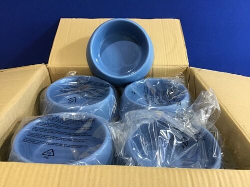 Case of Medium Blue Dog Bowls - Lot 1155