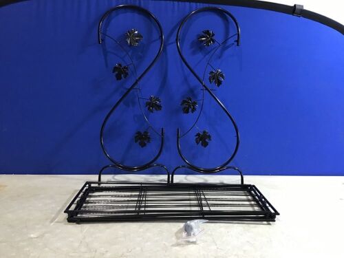 Lot of (9) S Shape Metal Decorative Storage Shelf  - Lot 1188