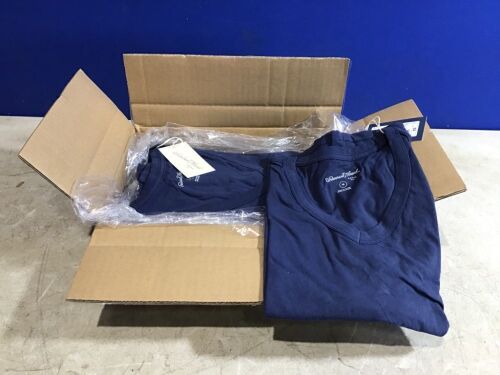 Case of (6) Women's Short Sleeve V-Neck T-Shirt, XS  - Lot 1201