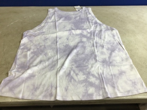 Case of (6) Purple Tie Dye Tank Tops, 4X  - Lot 881