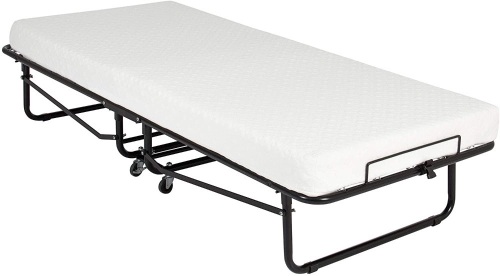 Best Choice Products XL Twin Folding Rollaway Guest Bed With Memory Foam Mattress - Lot 79