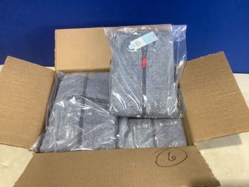 Case of (6) Boys' Fleece Zip-Up Hoodie, L Husky - Lot 194