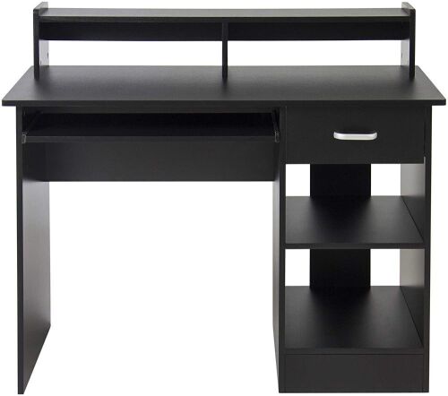 Black Computer Office Desk  - Lot 622