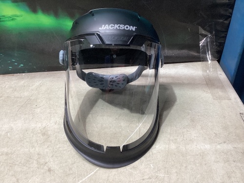 Jackson Safety Maxview Premium Faceshield, Chin Guard, Clear PC, Uncoated - Lot 619