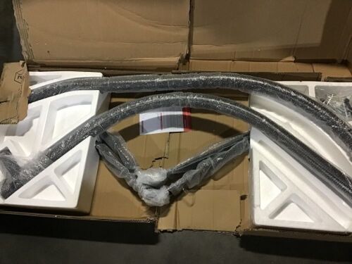 Curved Hanging Hammock C-Stand w/ All-Weather, Steel Frame - Stand Only - Lot 952