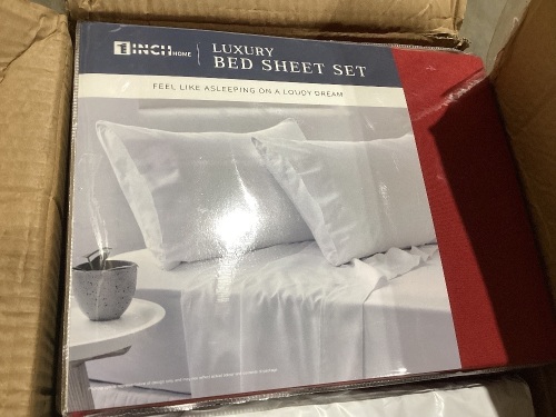 Lot of (10) 1Inch Luxary Bed Sheet Set - Lot 135