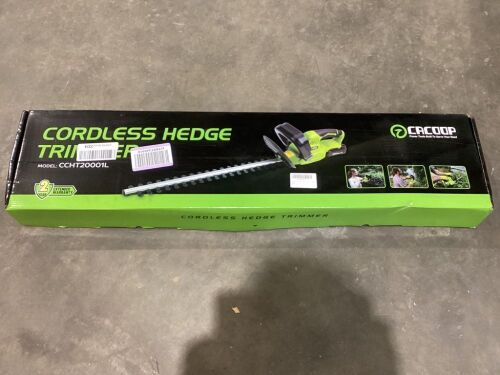 CACOOP Cordless Hedge Trimmer - Lot 360