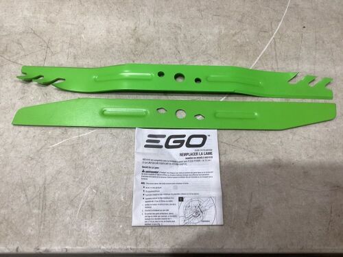 EGO Power+ AB2101D 21-Inch Mulching Blade Set EGO Mowers LM2133/LM2130/LM2135SP/LM2130SP/LM2156SP/LM2150SP, Green - Lot 450