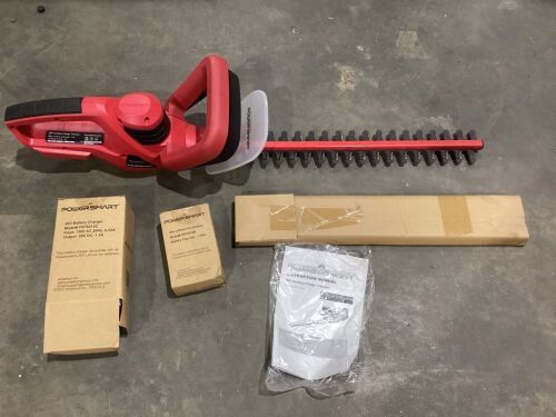 PowerSmart 20V Max Battery Operated Hedge Clippers Cordless with 16-Inch Blade - Lot 757