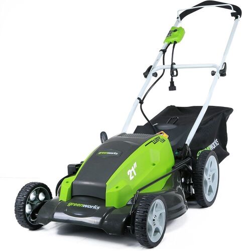 Greenworks 21-Inch 13 Amp Corded Electric Lawn Mower  - Lot 92