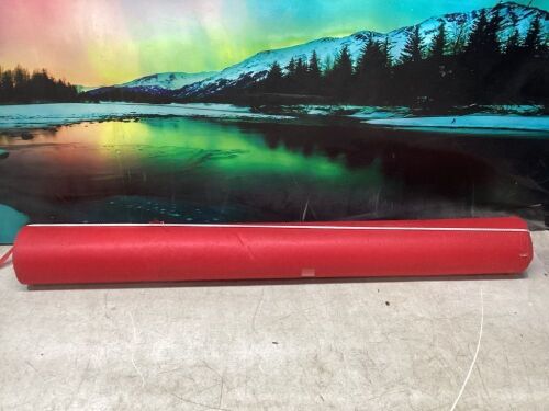 Roll of Red Felt Fabric  - Lot 768