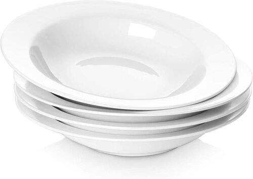 Y YHY 20 Ounces White Porcelain Bowls Set of 4 - Lot 684