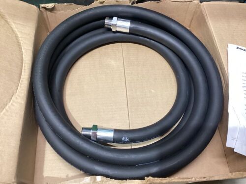 JGB Enterprises 1" x 20' Eagleflo Hardwall Gasonline Hose MxM Crimped  - Lot 1044