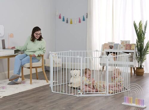Regalo 192-Inch Super Wide Adjustable Baby Gate and Play Yard, 4-In-1 - Lot 233