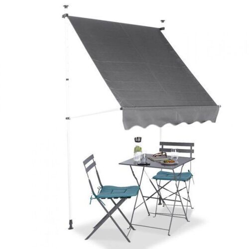 Manual Retractable Canopy Courtyard Garden Housing Window Door Awning - Lot 200E