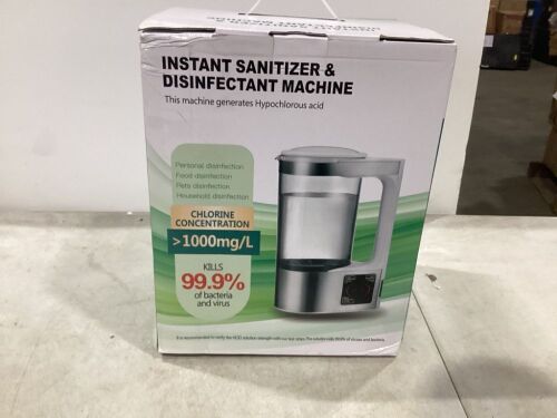 Instant Sanitizer & Disinfectant Machine  - Lot 908