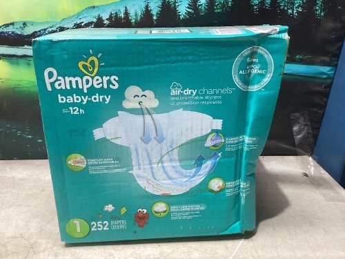 Case of Pampers Baby-Dry Diapers  - Lot 1045