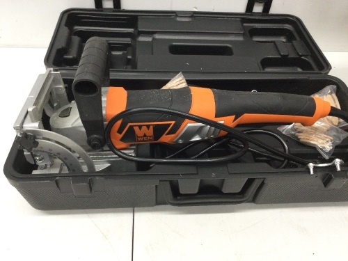 8.5-Amp Plate and Biscuit Joiner with Case and Biscuits - Lot 50