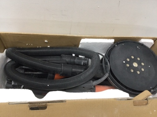  10-Amp Variable Speed Handheld Drywall Sander with Sandpaper, Dust Hose and Collection Bag,E-COMMERCE RETURN - Lot 53