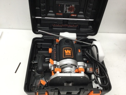 15-Amp Variable Speed Plunge Woodworking Router Kit with Carrying Case and Edge Guide,Appears New - Lot 58
