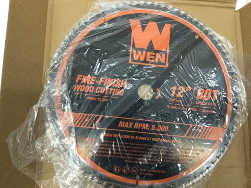 12-Inch 80-Tooth Fine-Finish Professional Woodworking Saw Blade for Miter Saws and Table Saws,New - Lot 73