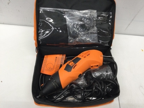 1.4-Amp High-Powered Variable Speed Rotary Tool with Cutting Guide, LED Collar, 100+ Accessories, Carrying Case and Flex Shaft,E-Commerce Return - Lot 78