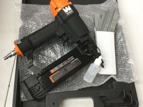 WEN 61723K 18-Gauge 3/8-Inch to 2-Inch Brad Nailer with Carrying Case and 2000 Nails,APPEARS NEW - Lot 107
